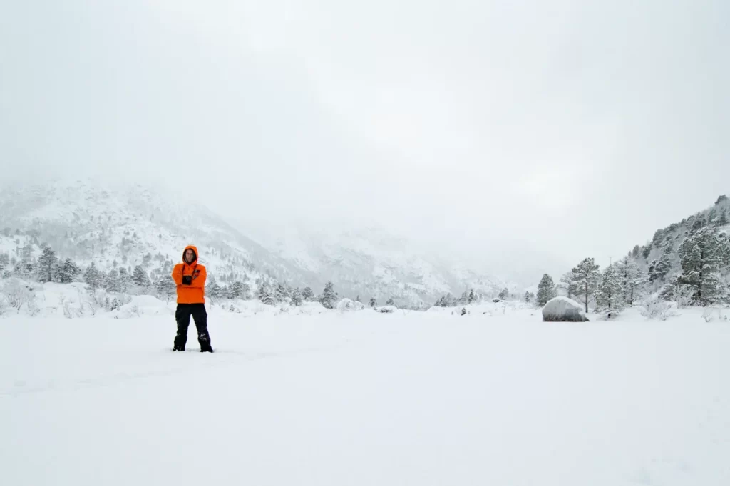 Photography in snowy Norway